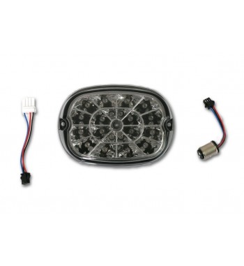 FEU ARRIERE FUMÉE LED WEB BOTTOM EU Approuvé  A POUR HARLEY DAVIDSON ' 99-' 15