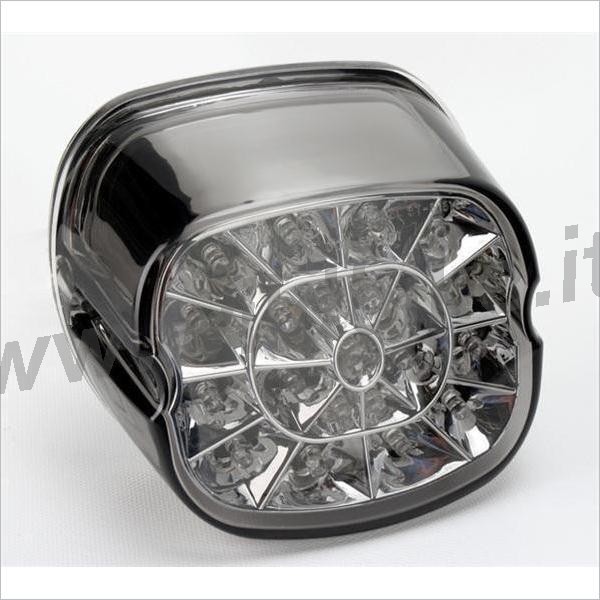 SMOKE LED TAILLIGHT EU APPROVED WEB BOTTOM HARLEY DAVIDSON 99-17
