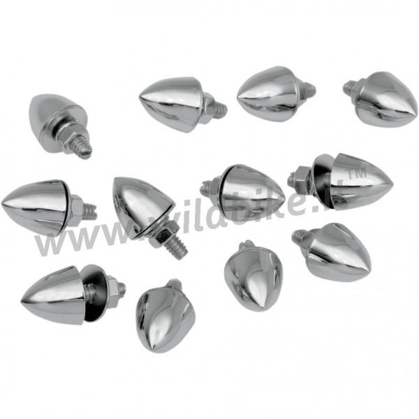 VITI DADI DECORATIVI PROIETTILE TUNING MOTO CUSTOM E HARLEY