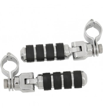 PEDANE TOUR-TECH™ SMALL ISO PER TUBI PARAMOTORE DA 1 1/4" MOTO CUSTOM E HARLEY