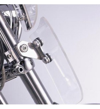 PARABREZZA DEFLETTORI PARAGAMBE PER FORCELLA MOTO CUSTOM E HARLEY DAVIDSON