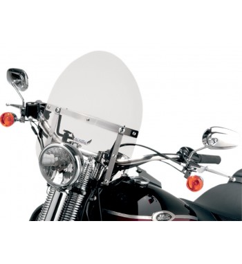 MINI POLIZEI WINDSCHUTZSCHEIBE FÜR HARLEY DAVIDSON SOFTAIL-CLEAR