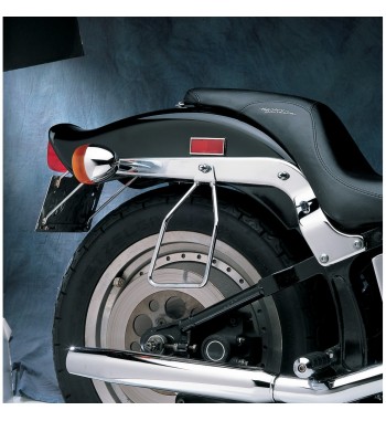 SATTELTASCHENHALTER CHROM HARLEY DAVIDSON FXS FLS SOFTAIL 1984-1999