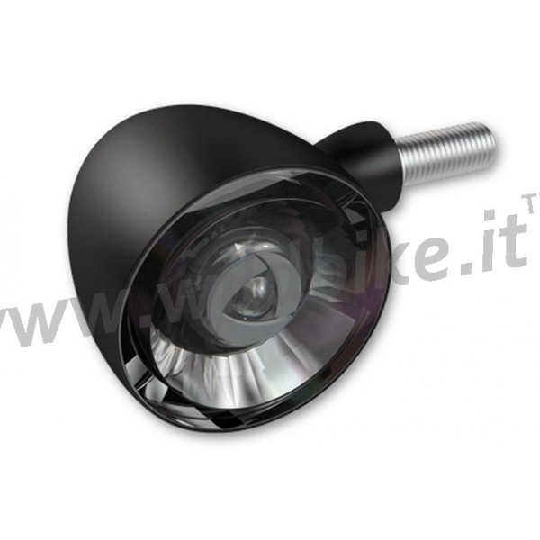 INDICATORE DI DIREZIONE FRECCE OMOLOGATA BULLET 1000 NERA MOTO CUSTOM E HARLEY