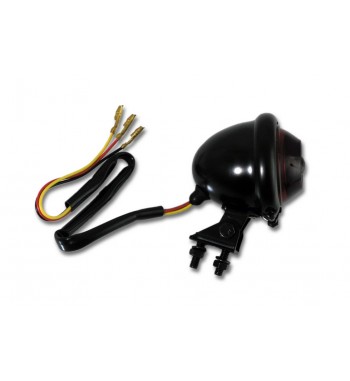 FEU ARRIERE LED MINI BATES OLD SCHOOL POUR MOTOS CUSTOM ET HARLEY