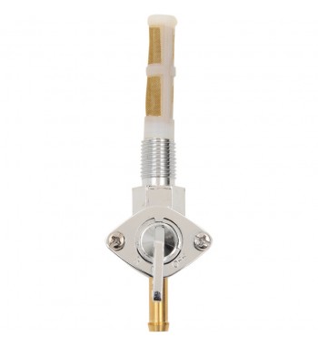 BENZINHAHN AUSGANG GERADE 180° NPT 1/4" FUR CUSTOM MOTORRAD UND HARLEY DAVIDSON 