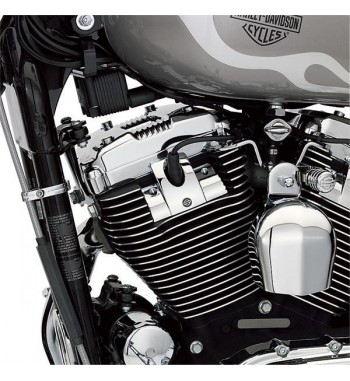 KOPF BOLZEN ABDECKUNGEN GLATTE CROME ZÜNDKERZE HARLEY DAVIDSON XL SPORTSTER '04-'15
