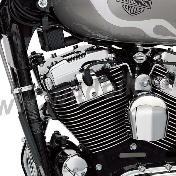 KOPF BOLZEN ABDECKUNGEN GLATTE CROME ZÜNDKERZE HARLEY DAVIDSON XL SPORTSTER '04-'15