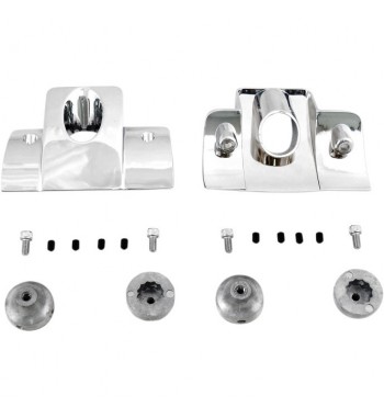 HEAD BOLT COVERS SMOOTH CROME SPARK PLUG HARLEY DAVIDSON XL SPORTSTER '04-'15