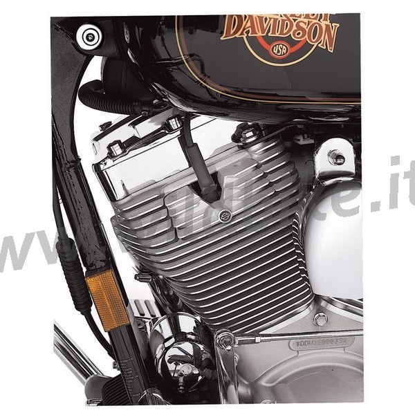 COUVRE AILETTES TÊTE BOULON BOUGIE HARLEY DAVIDSON XL SPORTSTER '04-'15