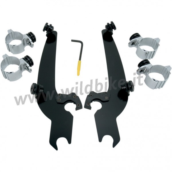 PARABREZZA SPORTSHIELD DEL REY GRIGIO SOLAR PER HARLEY DAVIDSON XL SPORTSTER '73-'15