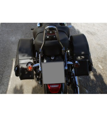 SATTELTASCHEN CRUISER SLANT GROßE MIT BEUTEL FÜR HARLEY DAVIDSON XL SPORTSTER 2004-21