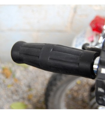 POIGNÉES VINTAGE POP BOTTLE NOIR POUR MOTO CUSTOM ET HARLEY DAVIDSON