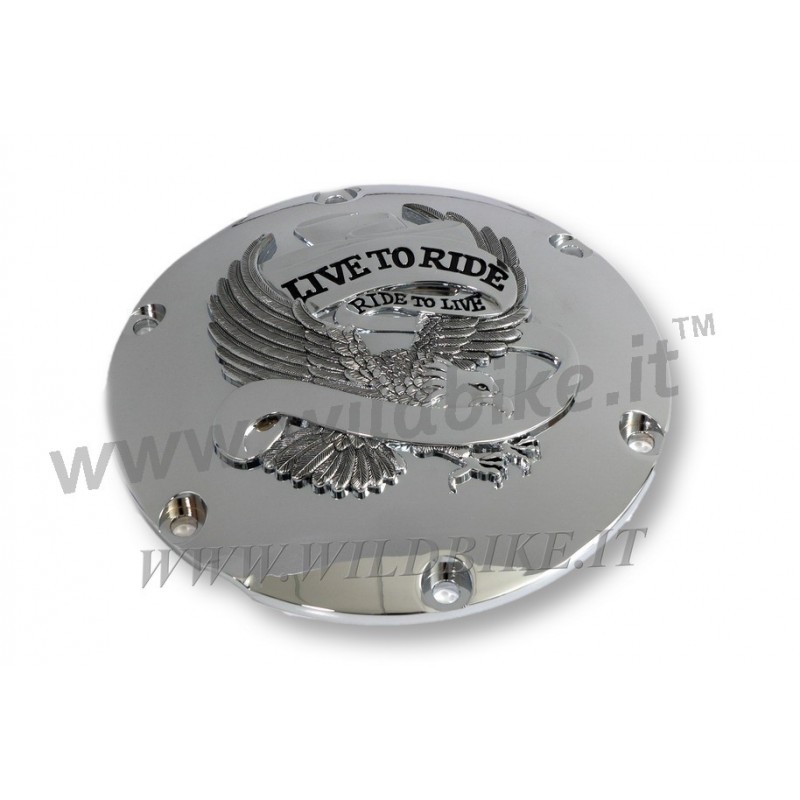 COPERCHIO FRIZIONE LIVE TO RIDE CROMATO HARLEY DAVIDSON XL SPORTSTER 2004-2021