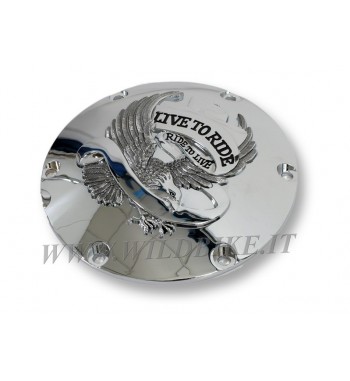 KUPPLUNG ABDECKUNG CLUTCH LIVE TO RIDE CHROM HARLEY DAVIDSON XL SPORTSTER 2004-2021