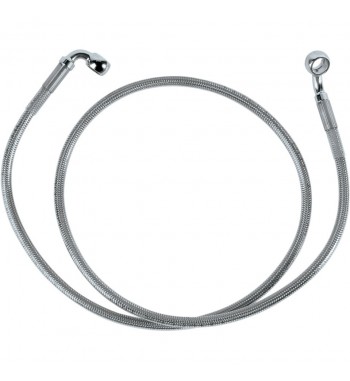 TUBI FRENI ANTERIORI AERONAUTICI IN ACCIAIO PER HARLEY DAVIDSON FXDL DYNA LOW RIDER '01-'05