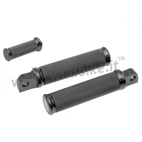 KIT COMPLET REPOSE-PIEDS PILOTES ET CHANGEMENT HOTOP NOIRS POUR HARLEY DAVIDSON