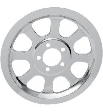 CHROME PULLEY COVER FOR HARLEY DAVIDSON FXS FLST SOFTAIL '00-'05