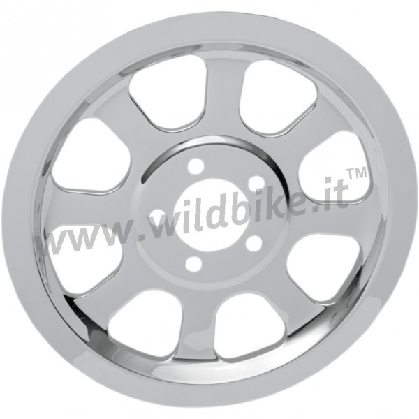CHROME PULLEY COVER FOR HARLEY DAVIDSON FXS FLST SOFTAIL '00-'05