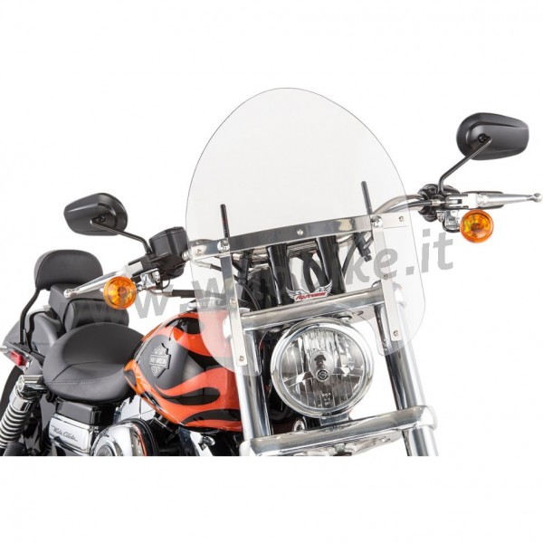 PARABREZZA MINI POLICE PER HARLEY DAVIDSON XL SPORTSTER-CHIARO