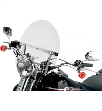 PARABREZZA MINI POLICE TRASPARENTE 15" HARLEY DAVIDSON FXD DYNA 96-17