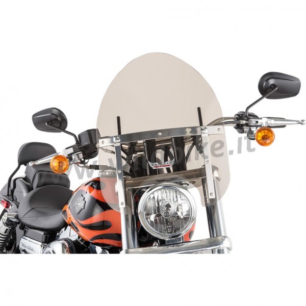 PARABREZZA MINI POLICE PER HARLEY DAVIDSON FXD DYNA - FUME'