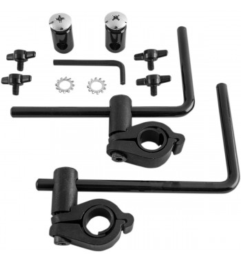 PARABREZZA MINI POLICE PER HARLEY DAVIDSON FXD DYNA - FUME'