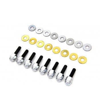 BOLZENABDECKUNGEN FÜR 7/16" -14 x 1 3/4" CHROM FÜR RITZEL PULLEY HARLEY DAVIDSON