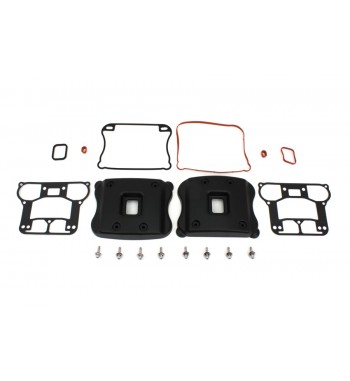 ROCKER TOP BOX COUVRE KIT NOIR POUR HARLEY DAVIDSON XL SPORTSTER '0 -'15