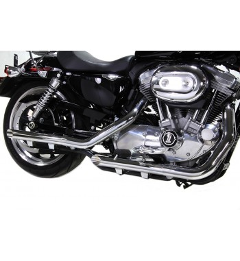 SCARICHI MARMITTE TERMINALI DRAG PIPES CROMATI HARLEY DAVIDSON XL SPORTSTER '04-'13