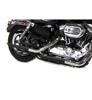 SILENCIEUX POT ÉCHAPPEMENTS EXTENSION DRAG PIPES NOIR POUR HARLEY DAVIDSON XL SPORTSTER '14-'15