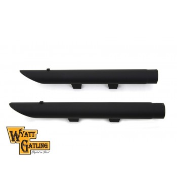 SILENCIEUX POT ÉCHAPPEMENTS EXTENSION DRAG PIPES NOIR POUR HARLEY DAVIDSON XL SPORTSTER '14-'15