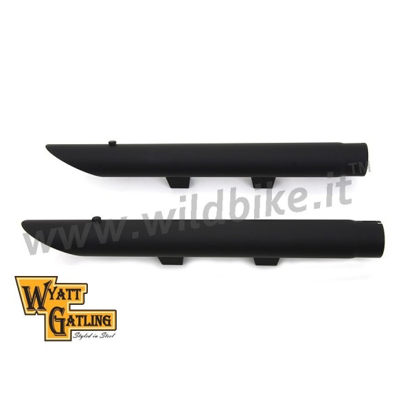 MUFFLERS SLIP ON  EXTENSION DRAG PIPES BLACKS FOR HARLEY DAVIDSON XL SPORTSTER '14-'15