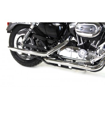 MUFFLERS SLIP ON  EXTENSION DRAG PIPES CHROME FOR HARLEY DAVIDSON XL SPORTSTER '14-'15
