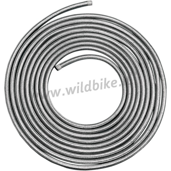 TUBE LINE UNIVERSAL STAINLESS STEEL FUEL 1/4"- 0.90 CM. FOR MOTORCYCLE