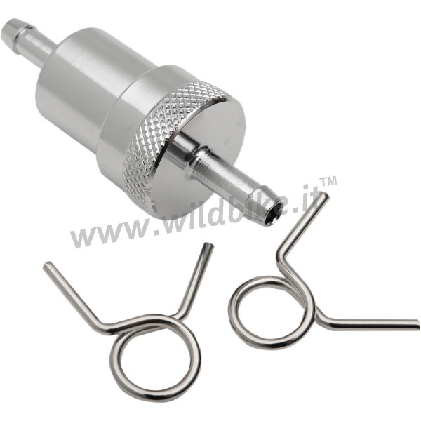  KRAFTSTOFFFILTER UNIVERSAL METAL CHROME 1/4 "