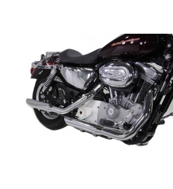 SILENCIEUX POT ÉCHAPPEMENTS 3 "SLASH DOWN CHROME REPLICA SCREAMIN EAGLE POUR HARLEY DAVIDSON XL SPORTSTER '04-'13