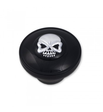 TANK CAP SKULL TOTENKOPF SCHWARZ MIT TASTEN HARLEY DAVIDSON XL SPORTSTER 1996-2022