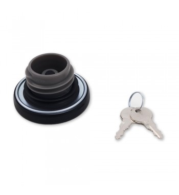 TAPPO DA SERBATOIO VENTILATO SKULL NERO CON SERRATURA HARLEY DAVIDSON XL SPORTSTER 1996-2022