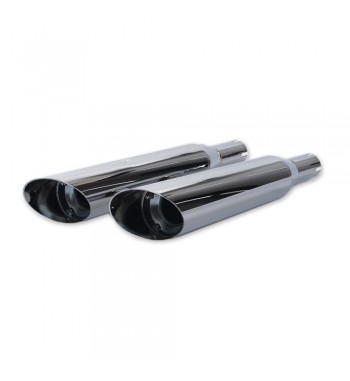 SILENCIEUX POT ÉCHAPPEMENTS 3 "SLASH OUT CHROME REPLICA SCREAMIN EAGLE POUR HARLEY DAVIDSON XL SPORTSTER '04-'13