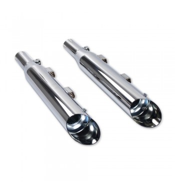 SILENCIEUX POT ÉCHAPPEMENTS 3 "SLASH OUT CHROME REPLICA SCREAMIN EAGLE POUR HARLEY DAVIDSON XL SPORTSTER '04-'13