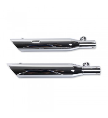 SCARICHI MARMITTE 3" SLASH DOWN CROMATI REPLICA SCREAMIN EAGLE HARLEY DAVIDSON XL SPORTSTER '04-'13