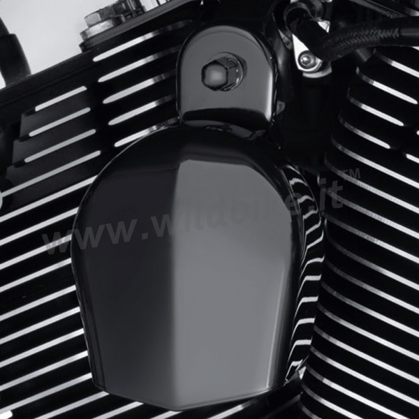 HORN COVER COWBELL BLACK HARLEY DAVIDSON FLH FLT TOURING 1999-2025