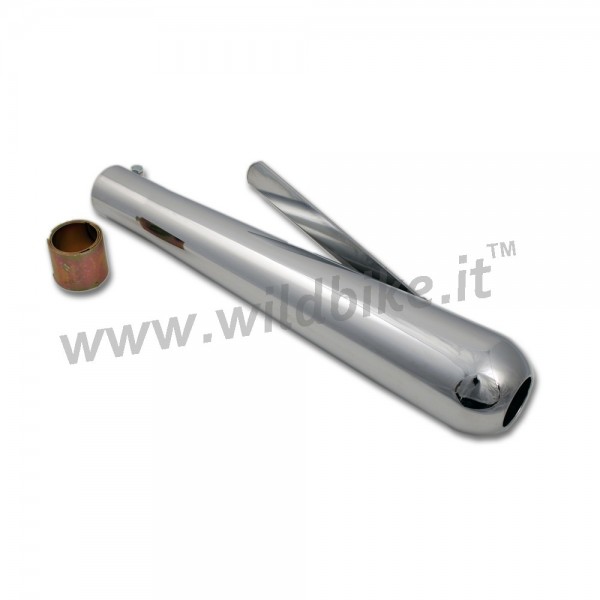 MARMITTA DI SCARICO MEGAPHONE ROADHAWK '60 CROMATO PER MOTO