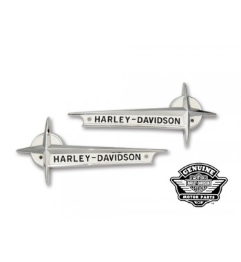 EMBLEMI LOGO CROMATO 61776-61T PER SERBATOIO BENZINA HARLEY DAVIDSON