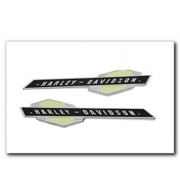 EMBLEMI LOGO CROMATO 61777-63T PER SERBATOIO BENZINA HARLEY DAVIDSON
