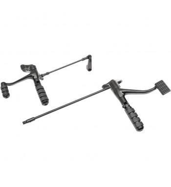 FORWARD CONTROLS ALUMINIUM CNC BLACK FOR HARLEY DAVIDSON XL SPORTSTER '14-'15