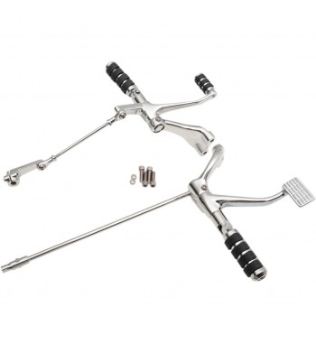 FORWARD CONTROLS ALUMINIUM CNC CHROME FOR HARLEY DAVIDSON XL SPORTSTER '14-'15