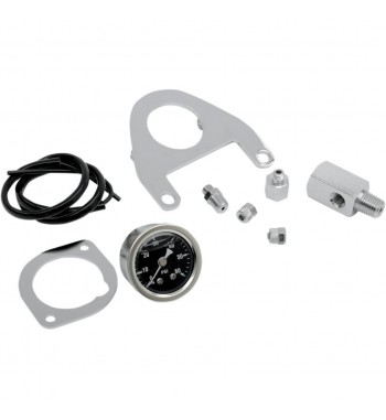PRESSION D'HUILE JAUGE KIT CHROME HARLEY DAVIDSON TWIN CAM '99-'15