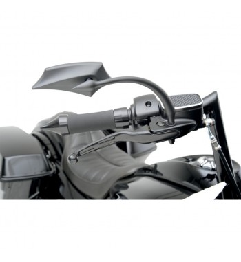 HEBEL WIDE BLADE SLOTTED SCHWARZE FÜR HARLEY DAVIDSON TOURING '08-'16